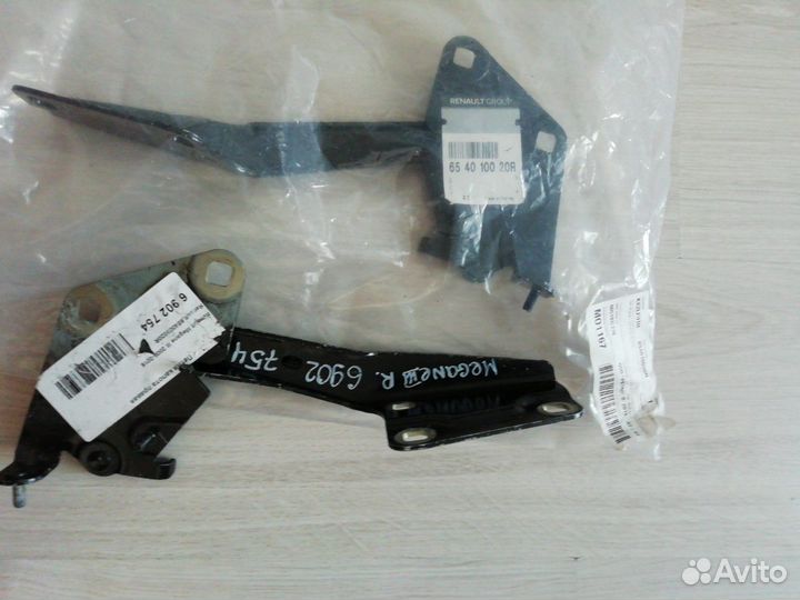 Петли капота на Меган Rs lll