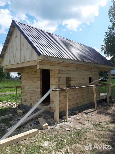 Баня из осины
