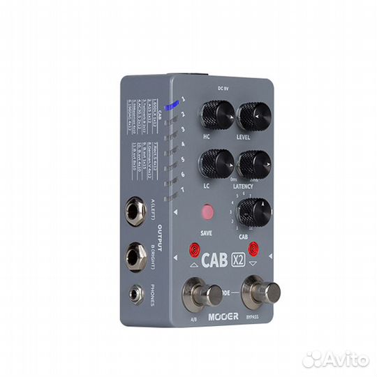Педаль эффектов эмулятор кабинетов Mooer Cab X2