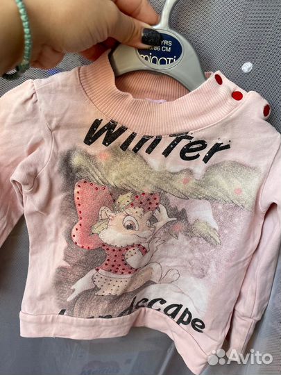 Боди для девочки 74 80