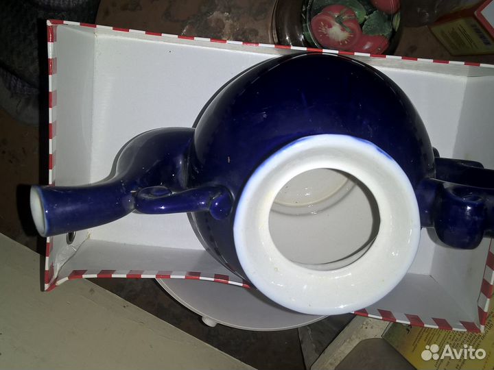 Чайник заварочный кобальтовый