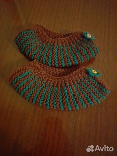 Следки вязаные ручной работы шерстяные