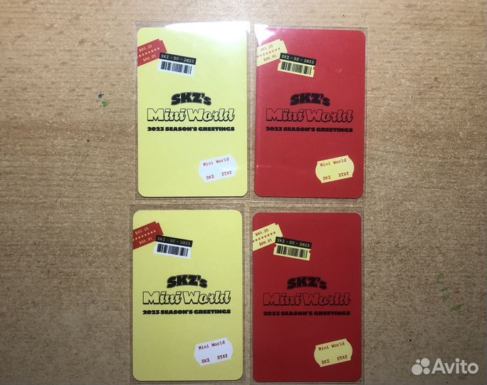 Карты stray kids- гритинг 2023