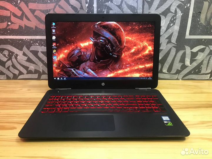 Игровой ноутбук HP GTX1050ti/i5/8Gb/Full-HD