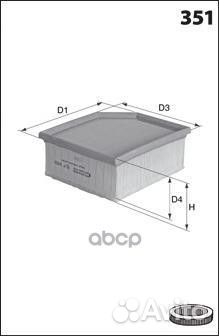 Фильтр воздушный ELP9386 Mecafilter