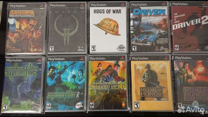 Игровые диски для PS1