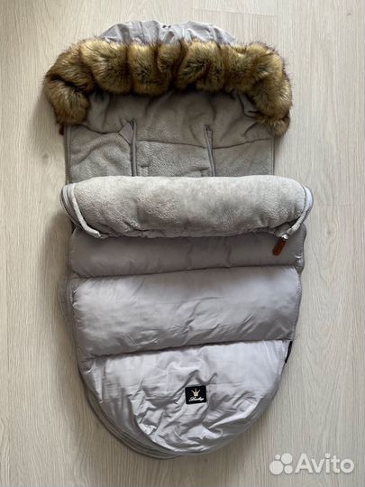 Зимний конверт в коляску