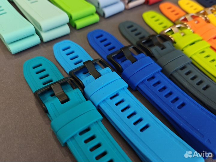 Двухцветные ремешки 20мм для Garmin fenix 7S Epix
