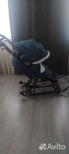 Детские санки коляска ника