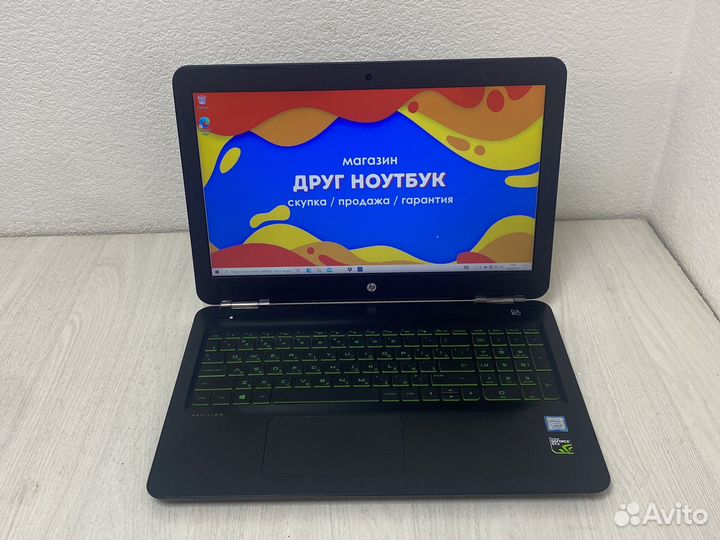 Игровой Hp Core i5-8300h Nvidia gtx 1050ti 8gb