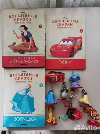 Колонка disney дисней с фигурками + книги