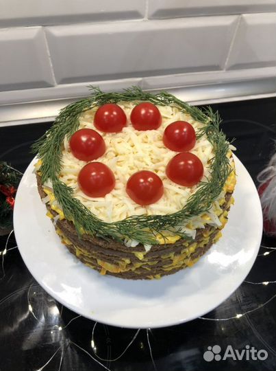 Печеночный торт