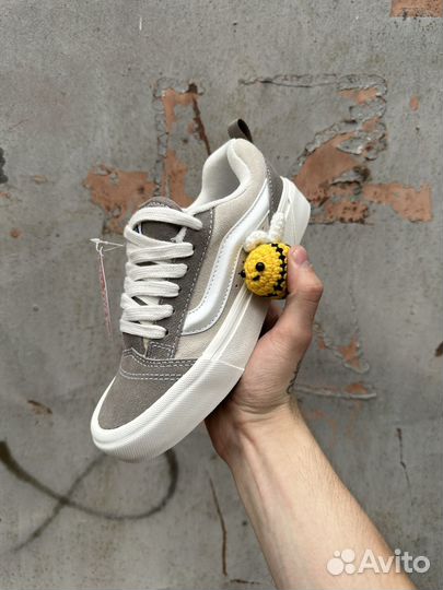 Vans Knu Skool Дутыши Бежевый кеды 36-45