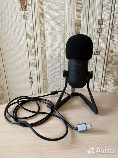 Микрофон универсальный Fifine Yeti, черный