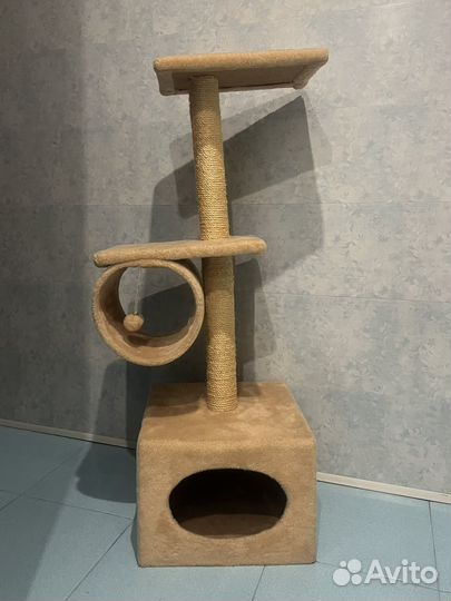 Домик для кошки с когтеточкой