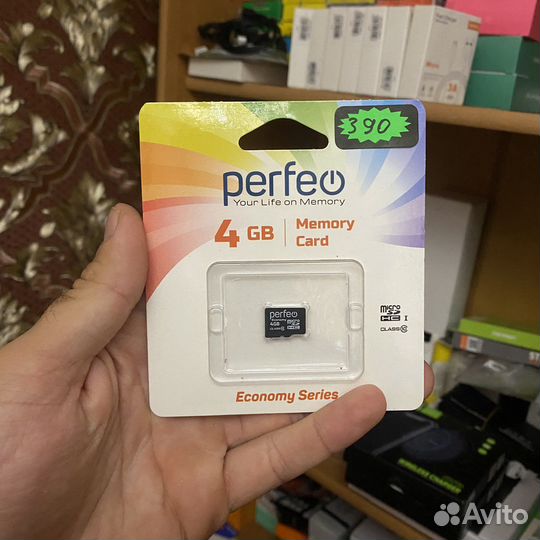 Карта памяти microSD perfeo 4GB