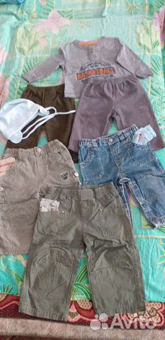 Пакет одежды и обуви для мальчика 6-12 мес