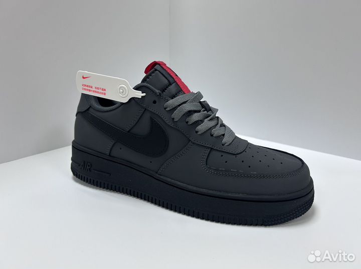 Nike air force 1 anthracite антрацит дымчатые