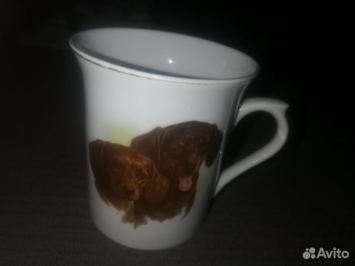 Кружка с породами собак.Производсто bohemia