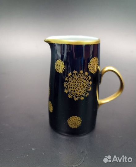 По предметно кофейный сервиз кобальт Lichte Гдр