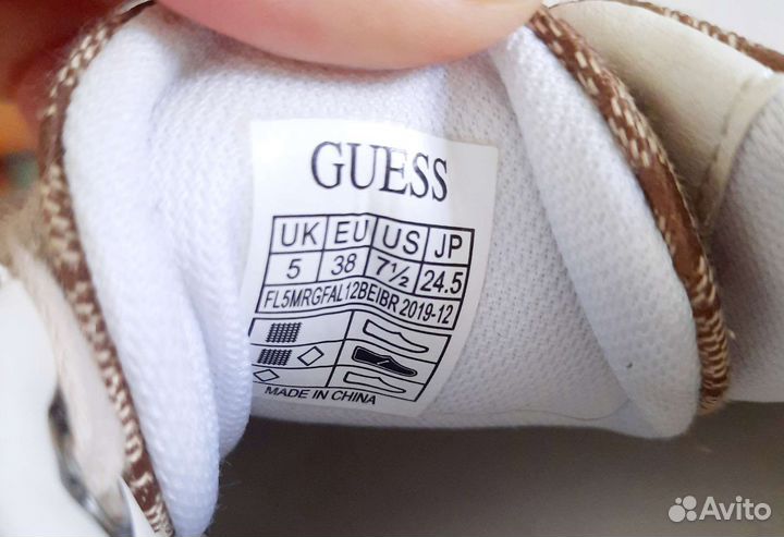 Кеды женские guess 38