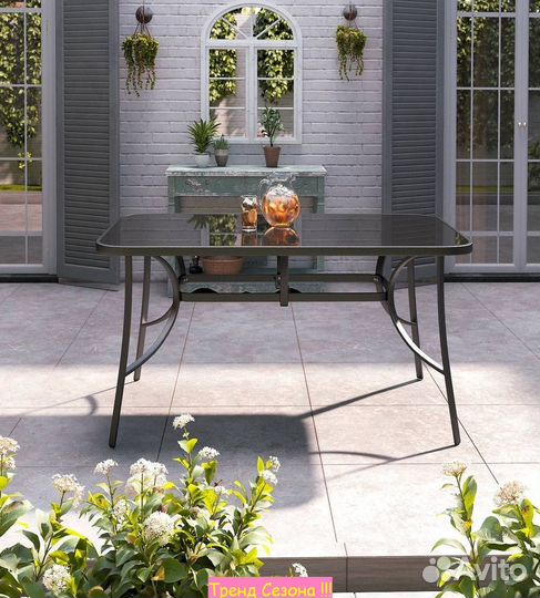 Стол садовый для дачи прямоугольный арт.SC-094 90х