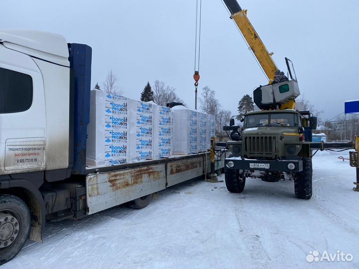 Газобетонные блоки с завода Бонолит