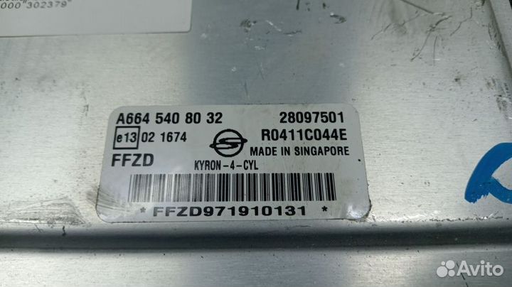 Блок управления двс Ssangyong Rexton