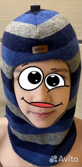 Шапка шлем beezy 3р 53см голова