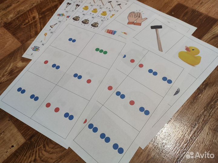 Пособие на развитие слухового внимания 