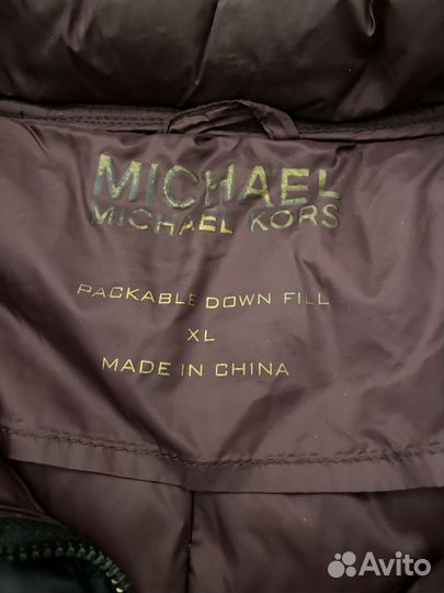 Тонкий пуховик женский Майкл Корс