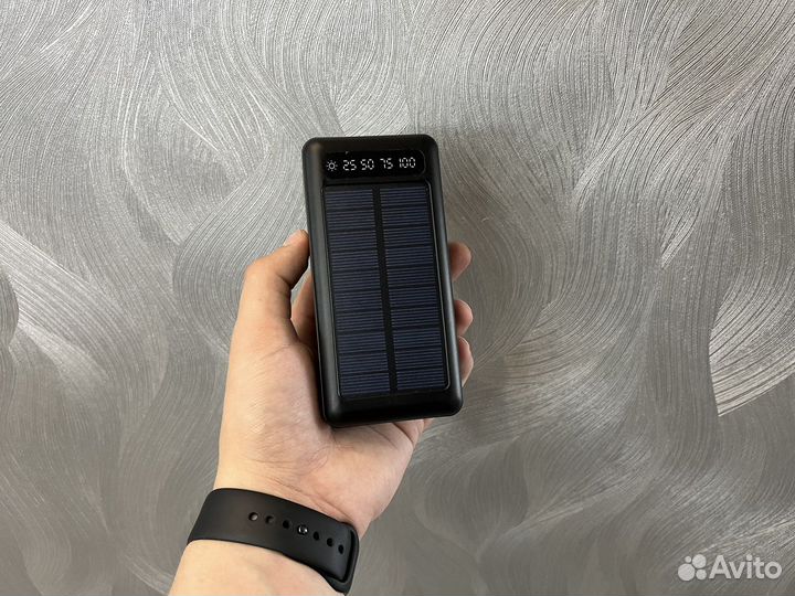 Повербанк на солнечной батарее 50.000 mAh