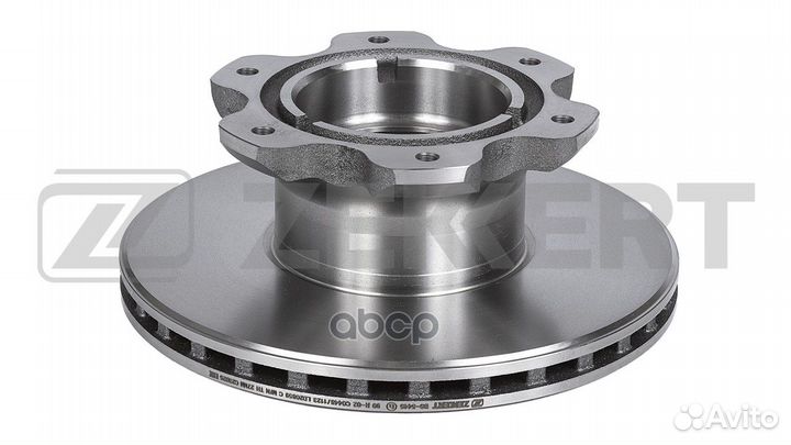 Диск торм. задн. Mercedes Vario 96- bs-5445 Zek