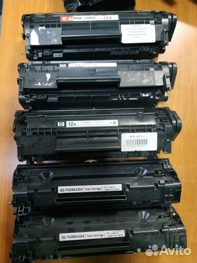 Картриджи б/у и новые, оригинальные и совместимые