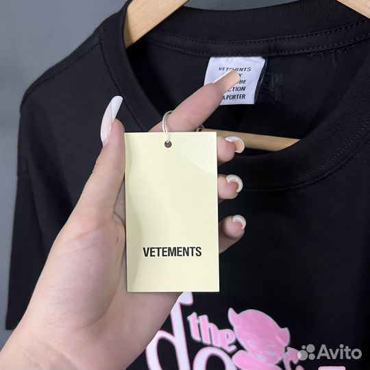 Футболка Vetements the devil дьявол