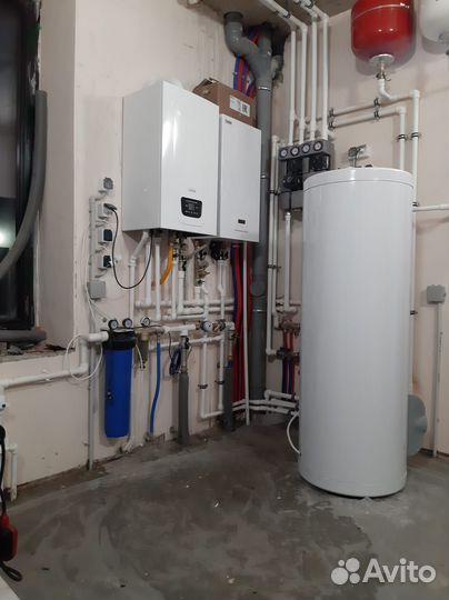 Отопление, водоснабжение, вентиляция, электромонта