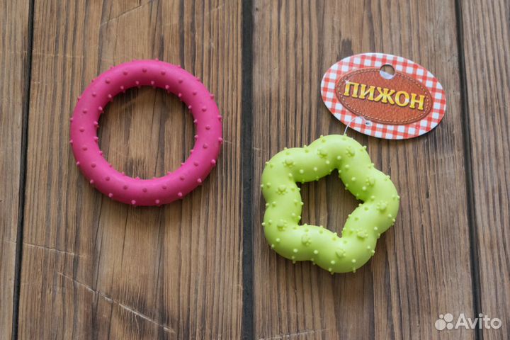 Пуллер, игрушка для собак кольцо шипованное