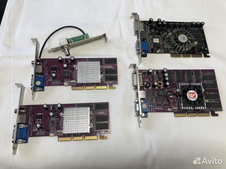 Видеокарты AGP и PCI-E