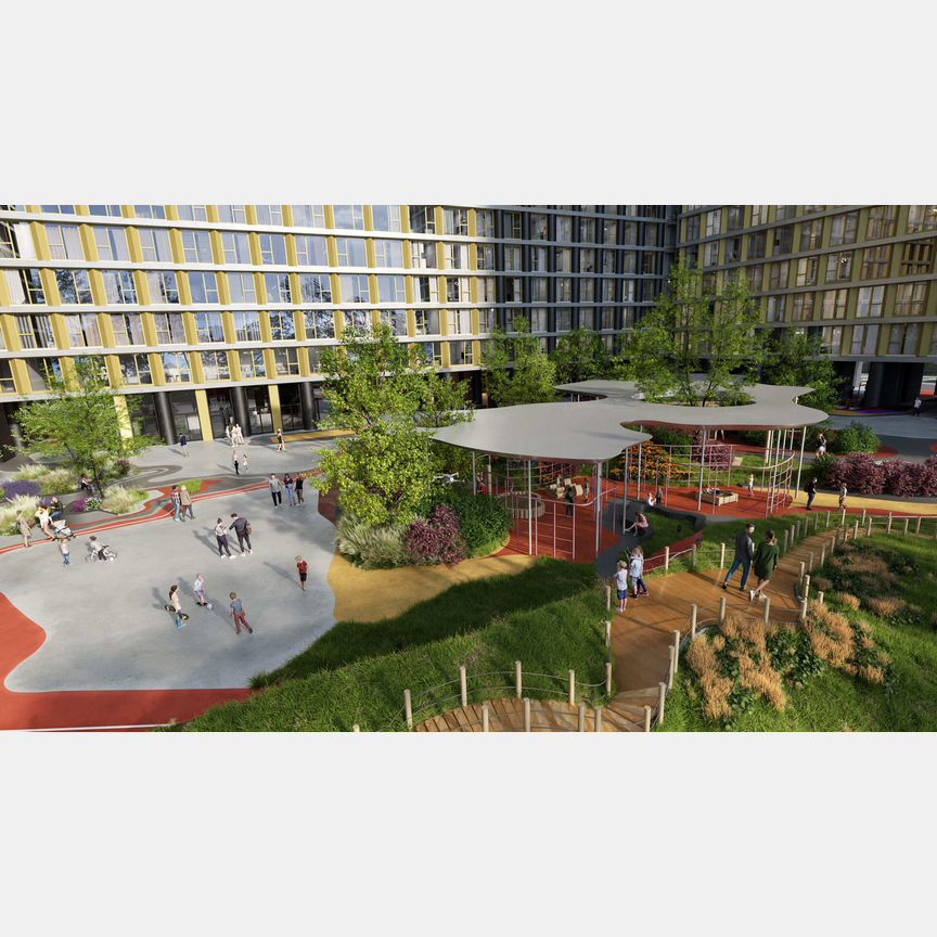 3-к. апартаменты, 73,2 м², 6/29 эт.