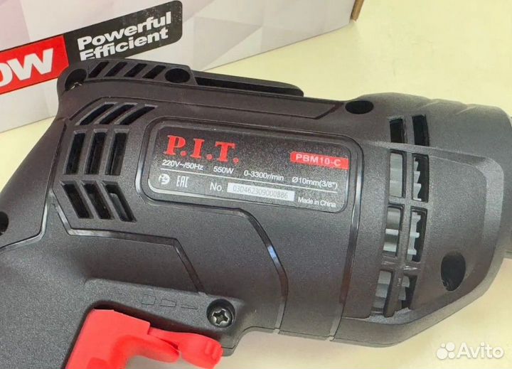 Дрель-шуруповерт P.I.T рвм10-c