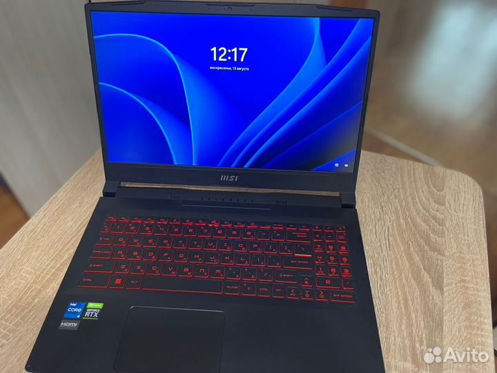 Игровой ноутбук msi katana