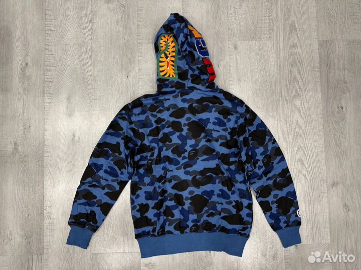 Зип худи Bape Shark S M L