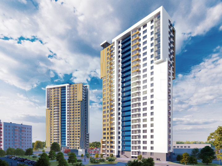 1-к. квартира, 45,2 м², 12/24 эт.