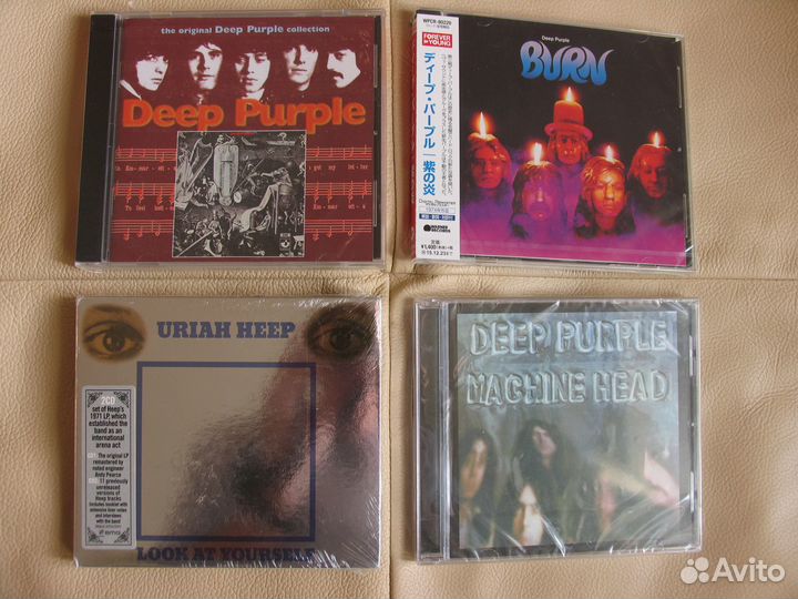 Продам запечатанные сd: Uriah Heep (два сd ); Deep