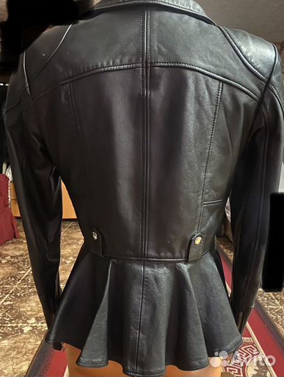 Куртка кожаная натуральная женская 42 44 размер