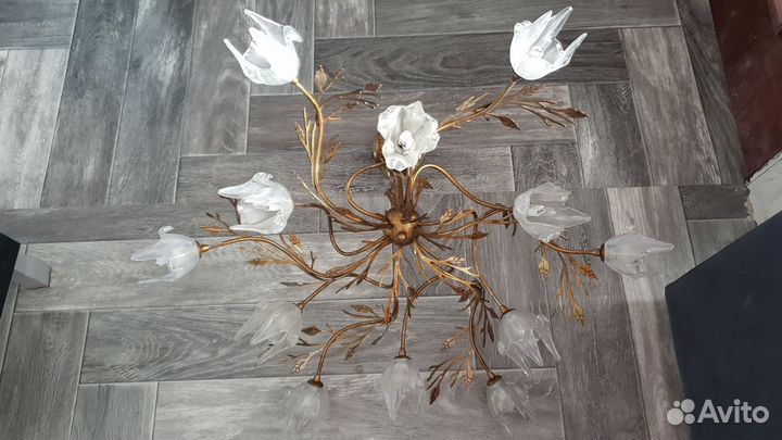 Винтажная люстра италия