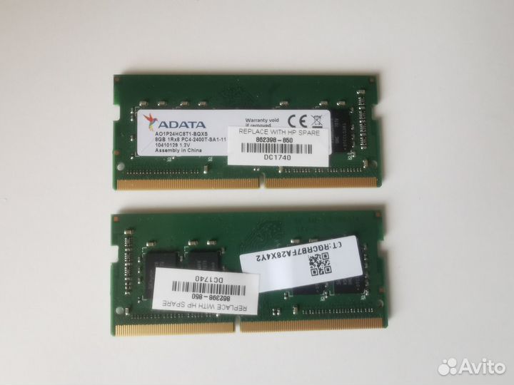 Оперативная память adata 16 GB DDR4-2400 sodimm