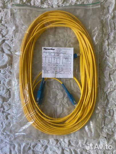 Патч-корд волоконно-оптический Hyperline, 10м