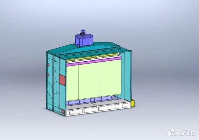 Окрасочная камера WTP 3000 NEW с водяным полом