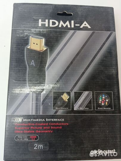 Кабель hdmi Audioquest 2м